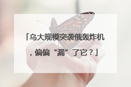 乌大规模突袭俄轰炸机，偏偏“漏”了它？
